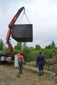 szamba betonowe suwalki podczas montazu